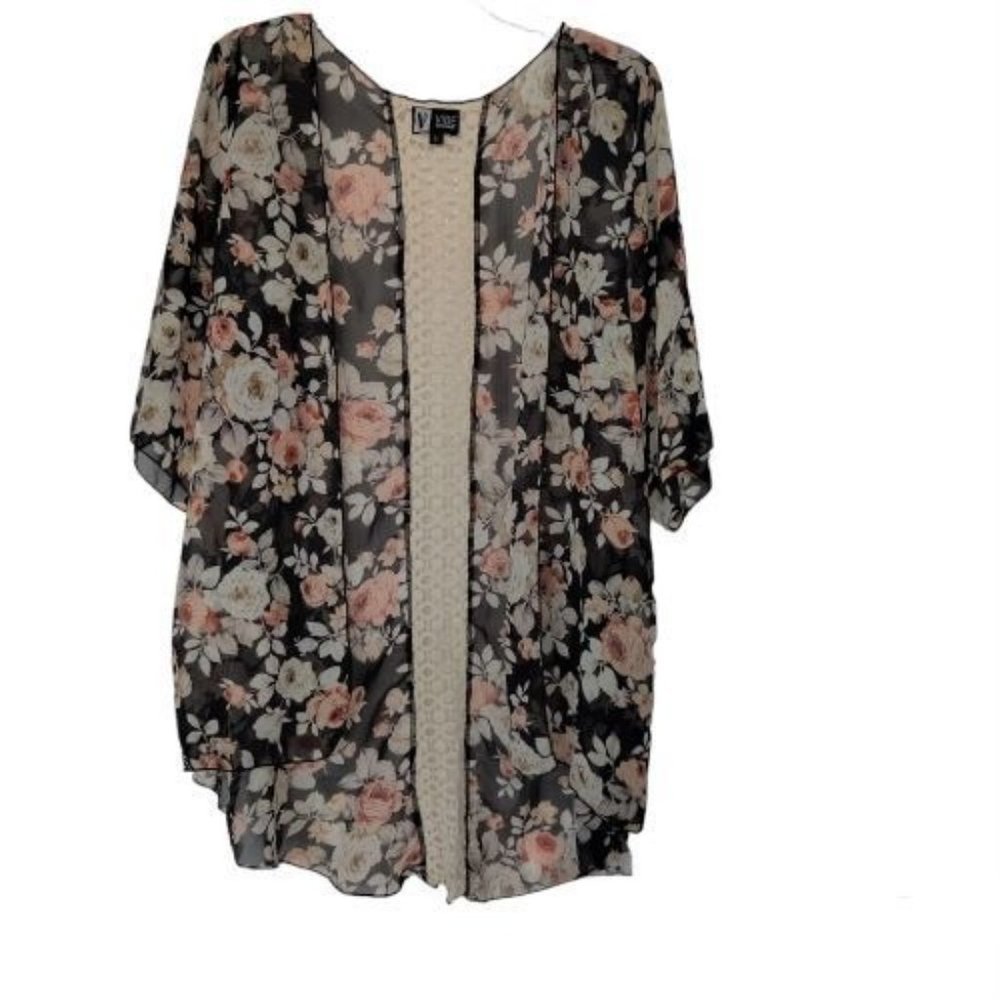 Vibe Women's Floral Kimono